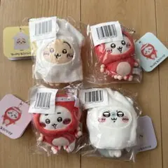 ちいかわ＊ちいかわくじ たこイカマスコットD賞 4個セット