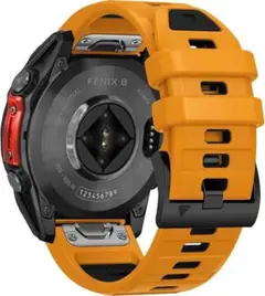 26mm バンドfor Garmin Fenix 8スポーツバンド撥水性 耐久性