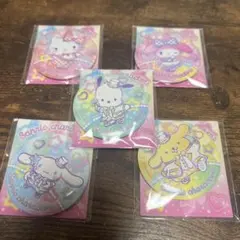 サンリオキャラクター　缶ミラー5個セット