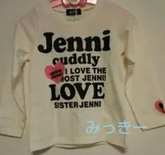 シスタージェニィ　Tシャツ　長袖　ロンT　ロンティー　100cm　jenni