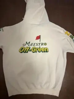 韓国発！off green Maestro フーディー XL クリーム色