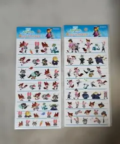 ズートピア 4サイズステッカー 2枚セット