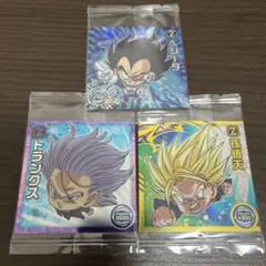 早い者勝ち！ドラゴンボール超戦士シール ウエハース ベジータ トランクス 孫悟天
