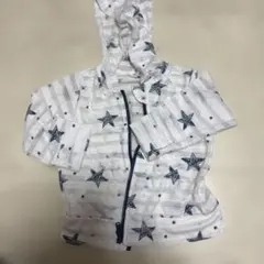 【美品】西松屋　子供用　長袖　薄手アウター　星柄　80cm