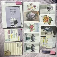 レターセット メッセージカード 付箋 まとめ売り すみっコぐらし ファンシー 花