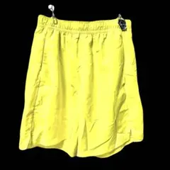 【USED】　TIGORA ランナーハーフパンツ　レモンイエロー　Sサイズ