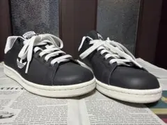 【23.5cm】adidas スタンスミス Black レザー