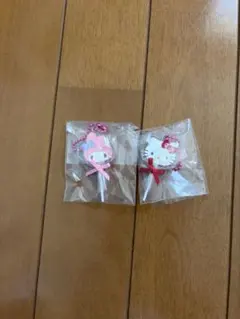 サンリオ　キャンディポップキーホルダー　マイメロディー　ハローキティ　ガチャ