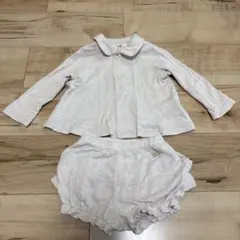 FITH 襟付きトップス フリルショートパンツセットアップ