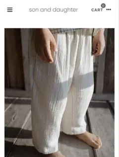 【son and daughter】PEYTON PANTS 3-4y パンツ