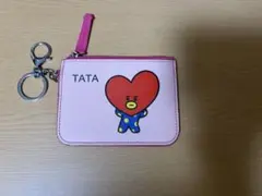 BT21 TATA パスケース 定期入れ キーホルダー付き