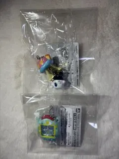 たまごっち　シャカシャカチャーム　UFOスイング　ガチャガチャ　2種セット