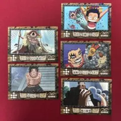 入手困難!! ワンピース トレーディングステッカー 6種セット① アマダ