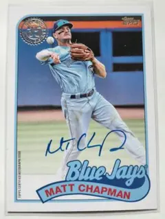 topps 2024 マットチャップマン　直書きサインカードとChromeカード