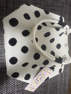 D.KELLY ドット柄 ニットトートバッグ DK-NT-518