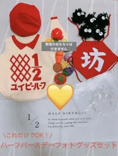 【豪華セット】ハーフバースデーフォトグッズキューピー 天使 羽 100日祝