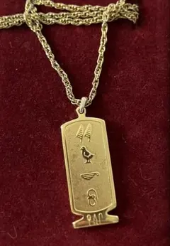 エジプト ヒエログリフ ペンダントヘッド 刻印あり14k YG イエロー 