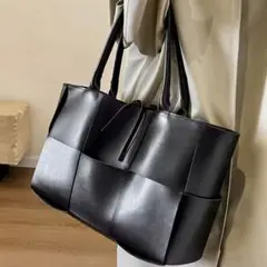 Bottega Veneta風 編み込みレディーストートバッグ