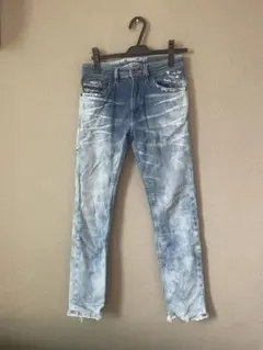 ⚠️最終値下げ【DIESEL】ライトブルーダメージスキニージーンズのサムネイル