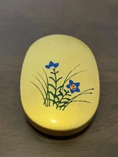 小物入れ　金箔　金沢箔　楊枝入れ　真鍮箔