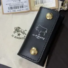 【新品未使用】イルビゾンテ キーケース ブラック A2GX