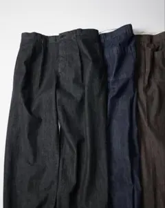 UNIQLO:C タックストレートパンツ/デニム　　3色セット　　サイズ79