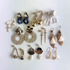 大人可愛いピアス　まとめ売り10点セット　ハンドメイドピアス　パールピアス