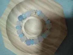 ハンドメイド　天然石　ビーズ　ブレスレット　ストラップ　星