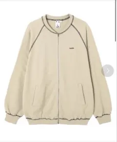 x-girl ベージュ ジップアップパーカー Mサイズ