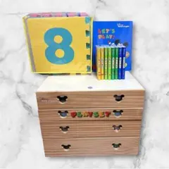 レッツプレイ　DWE ディズニー英語システム　お道具箱　ブルーレイ 未開封多数