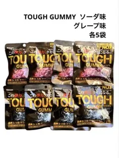 TOUGH GUMMY タフグミ　37g 2種　グループ味　ソーダ味　各4袋