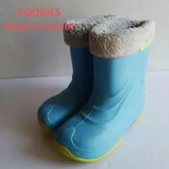 POOKIES　2way レインシューズ　スノーブーツ　21/22cm