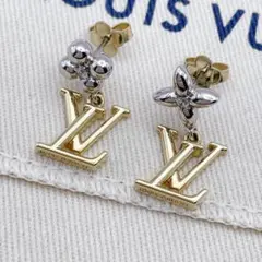 セット売りLOUIS VUITTON ピアスネックレスパンダント IV フラワー 
