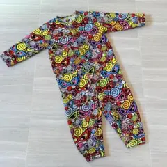 【美品】ヒステリックミニ «70-80» 裏起毛 キラミニ 長袖 カバーオール