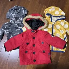 サイズ80 秋冬アウター３セット