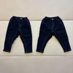 ブランシェス　ガーデナーテーパードパンツ　100