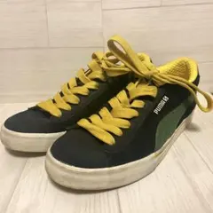 美品❤️26.5 PUMA Sプーマスニーカー　黒　黄色