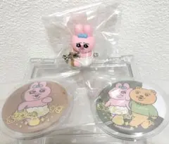 おぱんちゅうさぎ　缶バッジ&カバー vol.1.5　つながりマスコット