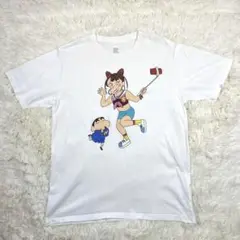 グラニフ　クレヨンしんちゃんとフワちゃんコラボTシャツ 白　S