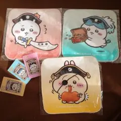ちいかわアドベンチャー　ハンドタオル　3点セット　おまけ付き