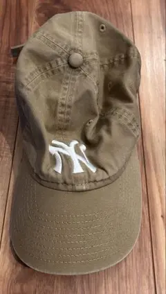 New Era 9TWENTY ニューヨーク・ヤンキース ベージュキャップ