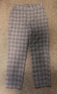 GAP リラックス テーパー パンツ チェック グレー 29×30
