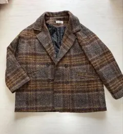 Birthdayroom チェック柄 ダブルブレストジャケット