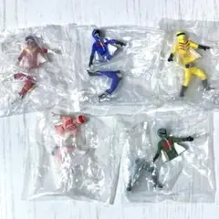 秘密戦隊ゴレンジャー　スーパー戦隊シリーズ　キャラエッグ　フィギュア　5種セット