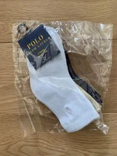 POLOベビー靴下 3足セット6-12M 新品ポロラルフローレン