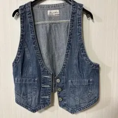 デニム ベスト