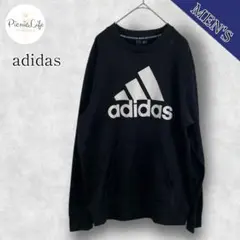 【アディダス】 ビッグロゴロングスリーブTシャツ 長袖カットソー トレーナー M