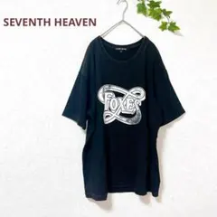セブンスヘブン ヴィンテージTシャツ アメリカ製　綿100% L 黒　US古着