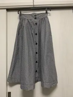 フレアスカート Lサイズ ギンガムチェック