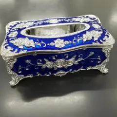 箱付き ティッシュボックスケース ヨーロッパ ロココ調 北欧 高級
